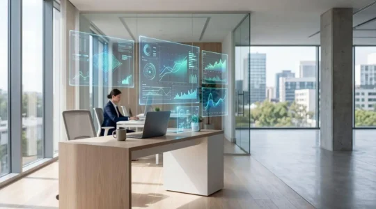 Analyse stratégique de campagnes Facebook Ads avec graphiques de croissance et interfaces publicitaires