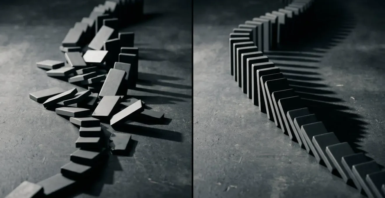 Représentation symbolique de l'apprentissage algorithmique avec des formes géométriques évolutives