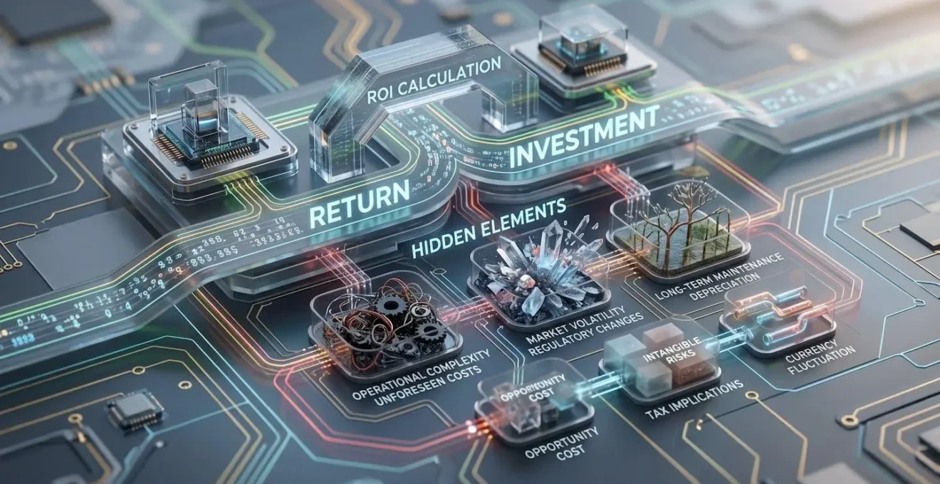 Visualisation macro des éléments financiers cachés dans le calcul du ROI